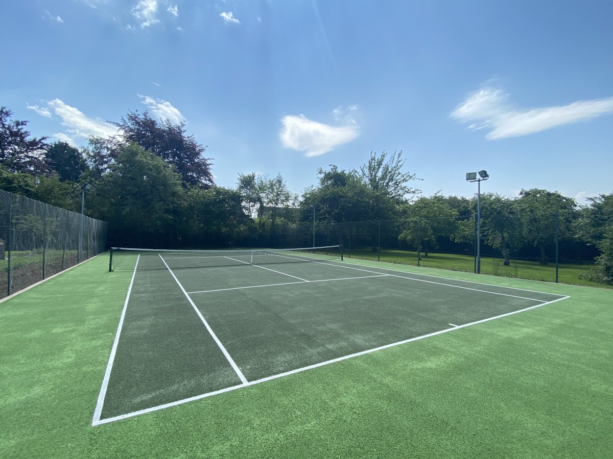 Tennis Court, re-painted 2020